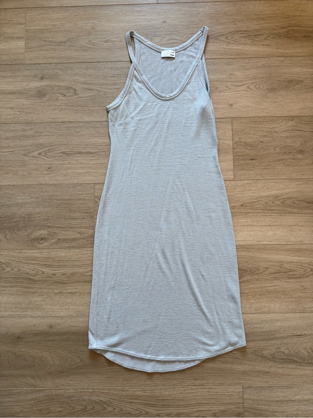 Aritzia Wilfred Free Chrissy Tank Dress Heather Grey